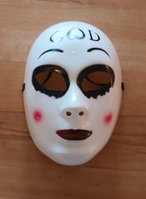 Maske Halloween Fasching usw, weiß, Phantom, Anonymos, 