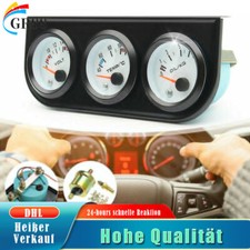 Zusatz Instrumente Öldruck Voltmeter Zusatzanzeige Öltemperatur 52mm 8-16V DE