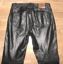 CHEVIREX Herren- LEDERJEANS /