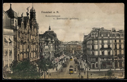 Ansichtskarte frankfurt m - ansichtskarte,