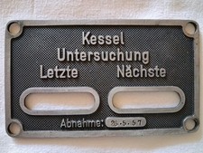 Lokschild Kessel Untersuchung