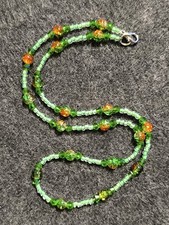 Handarbeit Glasperlenkette