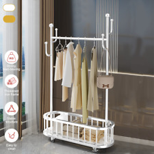 KLEIDERSTÄNDER STABIL SCHWERLAST KLEIDERSTÄNDER AUF ROLLEN KLEIDERWAGEN MOBILER