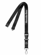 Original Mercedes-Benz Lanyard / Schlüsselband schwarz Nylon Q10019180