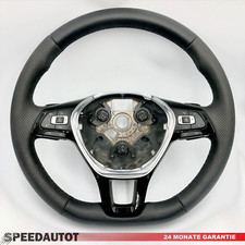 Lenkrad Leder Tuning Abgeflacht VW Polo Sharan 6C0419091K Schaltwippen