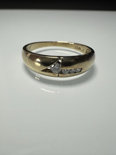 333 gold ring - gold, mit