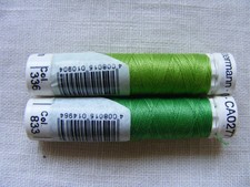 Nähgarn Gütermann Garn Konvolut 2 Rollen grün 833 336 Allesnäher Polyester Set