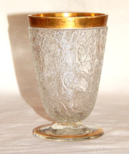 Fussbecher Glas um 1910/20