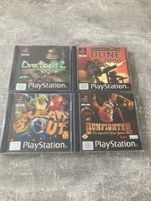 PS1 PS One 4 Spiele Konvolut Gunfighter Break Out Overblood Top Sammlerzustand