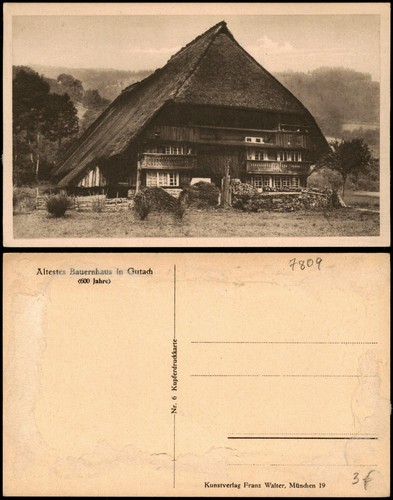 Ansichtskarte gutach - ansichtskarte,
