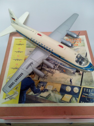 Schuco blechspielzeug flugzeug - schuco,