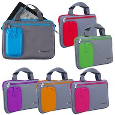 Tablet Tasche Notebook Tasche 10" Polaroid mit Griff Case Handy Smartphone Fach