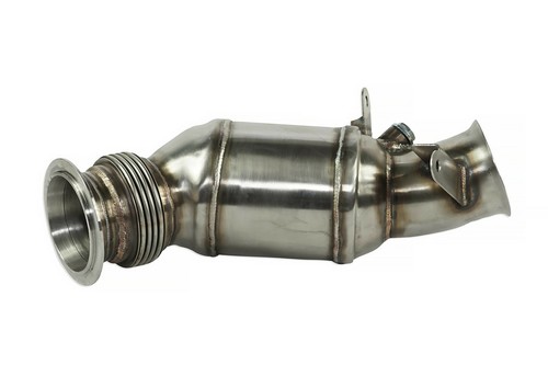 Edelstahl downpipe für bmw - edelstahl,