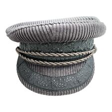 Echte Prinz Heinrich Mütze grau schimmernd UNGETRAGEN Gr. 58