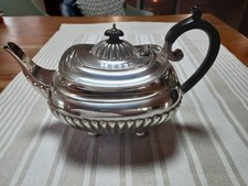 Teekanne, versilbert, englisch