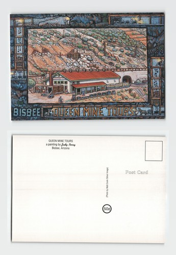 Postkarte queen mine tours - -,