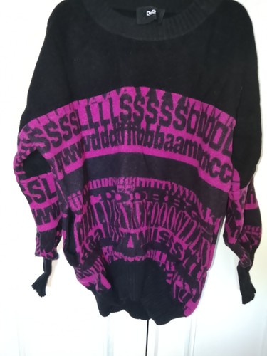 Pullover schwarz pink - pullover,