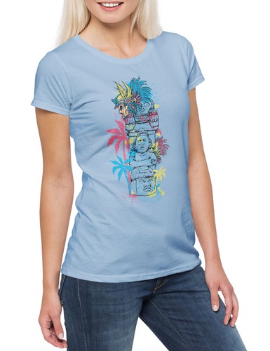 Tiki damen shirt statue - iv, t-shirt
