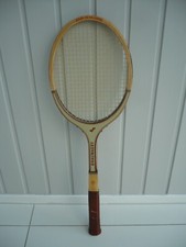 Snauwaert Tennisschläger, John Newcombe, Fibre Wood Flex, L-4, TOP