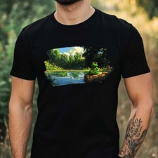 Herren T-Shirt Frosch Pixel