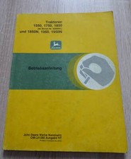 John Deere Schlepper 1550 + 1750 + 1850 + 1950 (N) Bedienungsanleitung