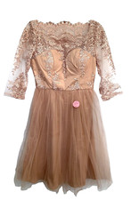 CHI LONDON Tüll Bestickt