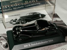 De Agostini  "Mercedes Benz 500 K " Autobahnkrier  1934  Modell 1:43 Mit Heft