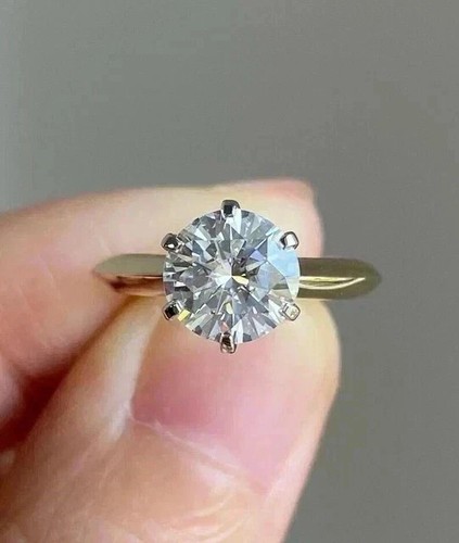 Karat moissanit rundschliff - 3,