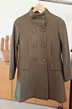 Zara Kids Mantel Olivgrün