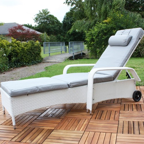 Rattan liege verstellbar - rattan,