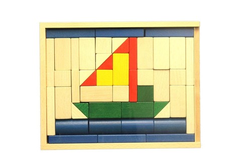 Holzspielzeug baukasten schiff - holzspielzeug,