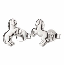 Kinder Ohrringe Pferd Pony 925