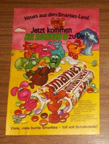 Seltene werbung smarties - werbung, land