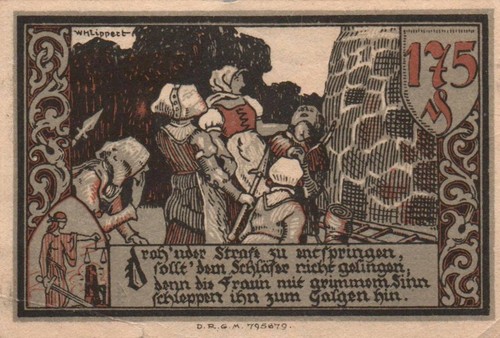 Verschiedene scheine notgeld - verschiedene,