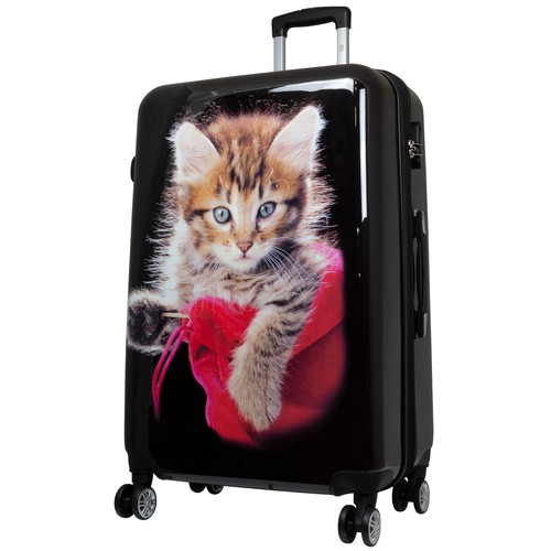Reisekoffer hartschale katze - hartschale,