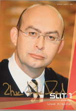 Autogramm deutscher Rechtsanwalt Schauspieler Uwe Krechel (121726)