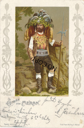 Historische postkarte gruss - historische,