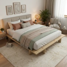 Japanbett Massivholzbett