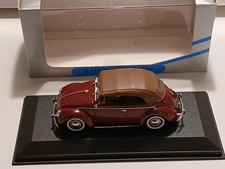 Minichamps VW Käfer Cabrio 1200 Soft-top 1951/52 rot PMA 430052040 1:43 OVP