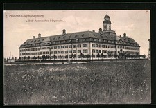 München, Ansichtskarte, Nymphenburg und Dall´ Armin´sches Bürgerheim 