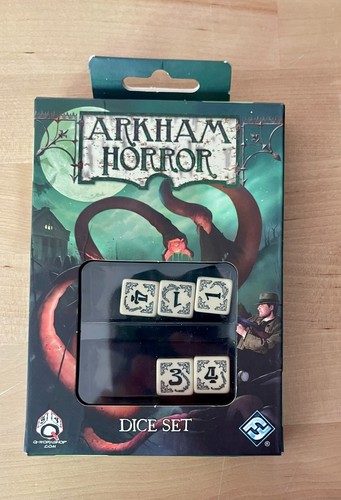 Arkham horror dice set - horror, white