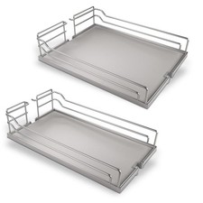 1-2x Einhängetablar Einhängeboden für Apothekerauszug grau DISPENSA Kesseböhmer