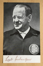 Sepp Herberger (Original-Autogramm auf größerer Starpostkarte vom 25.11.70)