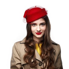 Frauen Pillbox Hut Braut