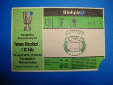 1978 Ticket DFB Pokalfinale 1