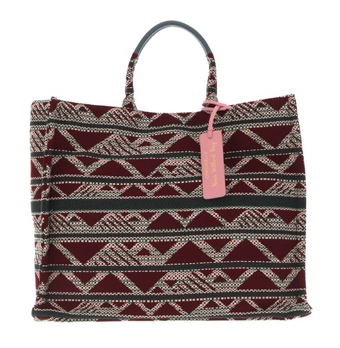 Coccinelle jacquard handbag - coccinelle,