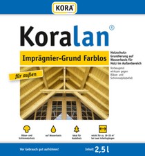(14,78€/L) Kora Koralan Imprägniergrund farblos 2,5l