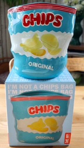 Bitten chips keramik - chips, schale