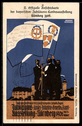 Nürnberg bayerische - ak,