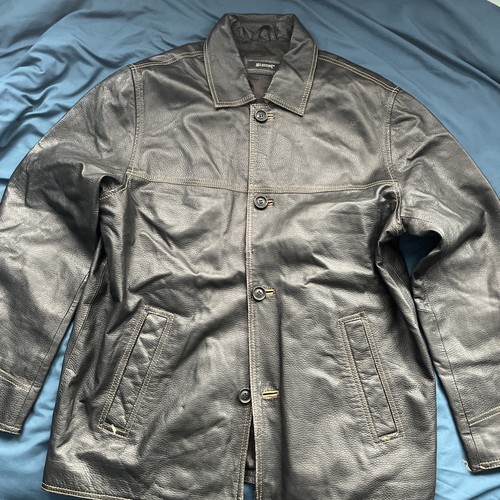 Schwarze lederjacke herren - schwarze,